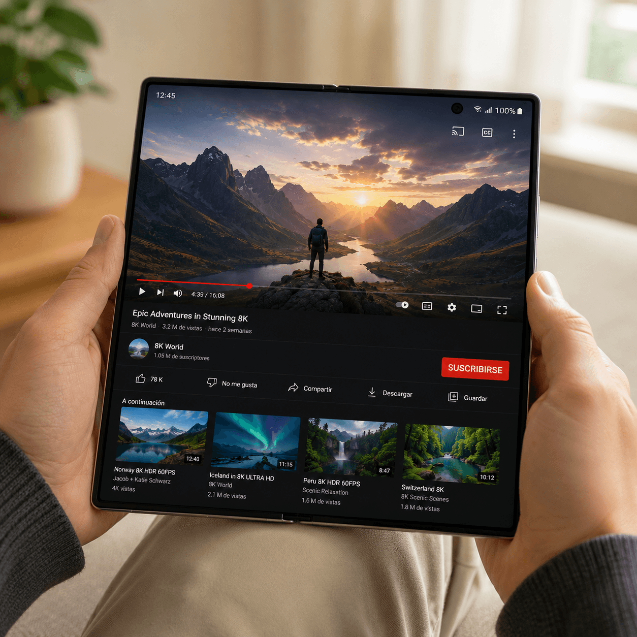 amsung Galaxy Z Fold8 Ultra pantalla celular