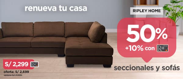 Seccionales y sofas