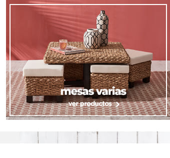 Decoración y muebles de terrazas