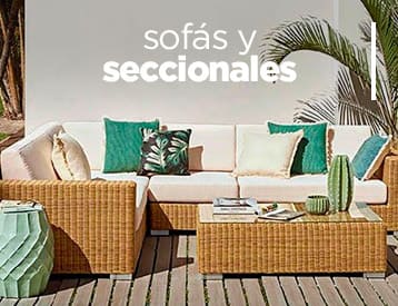 Sofás y seccionales de terraza