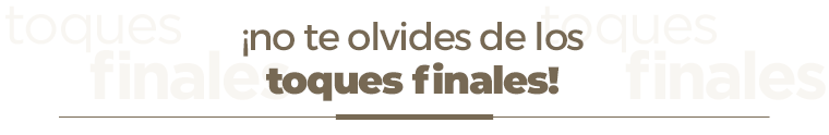 toques finales