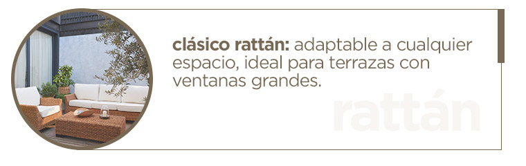 Muebles de rattan