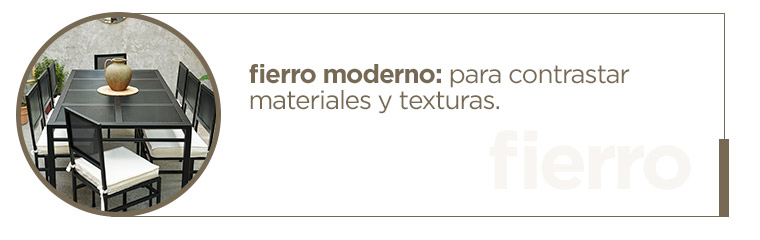 Muebles de fierro